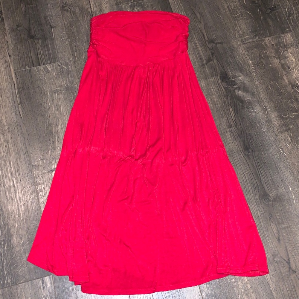 Strapless dress